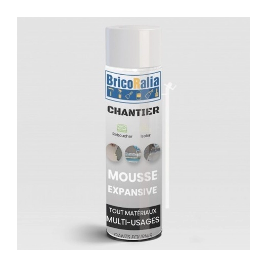 BRICORALIA Mousse Chantier_500ml - DL CHEMICAL
