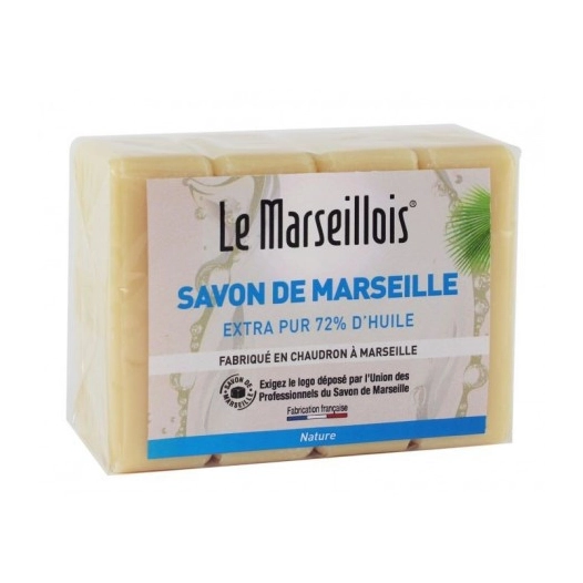MARSEILLOIS Savon végétal_4x100g - LE MARSEILLOIS