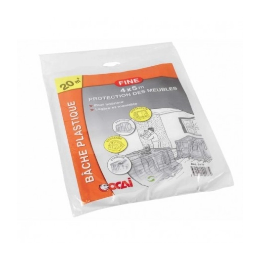 OCAI Bâche de protection_epaisse_4x4m - OCAI