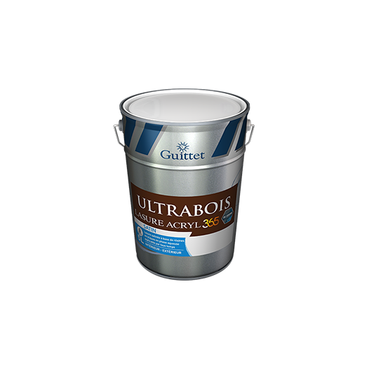 GUITTET Ultrabois Lasure acryl satin new_5l_incolore - GUITTET