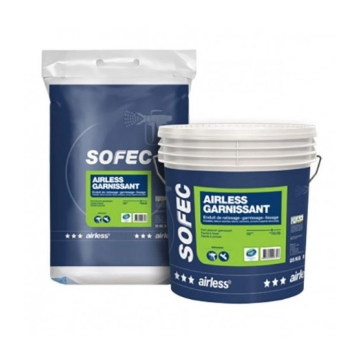 SOFEC Airless garnissant_25kg_blanc - SOFEC
