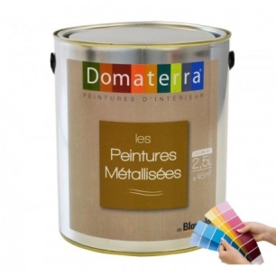 DOMATERRA Peinture métallisée_0_5l_base_a_teinter - BLANCOLOR