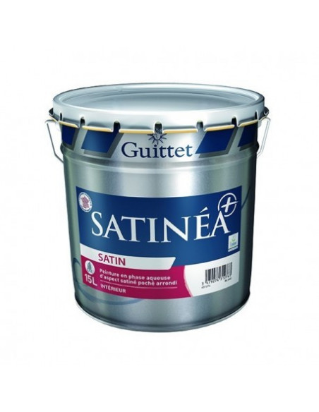 Peinture Satinéa+ 1 litre blanc - GUITTET