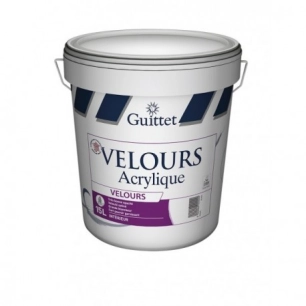 GUITTET velours acrylique_15l_blanc - GUITTET