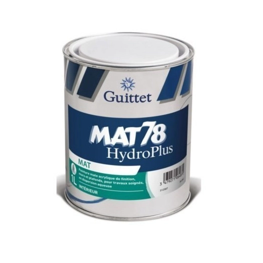 Peinture Mat 78 hydroplus 15 litres blanc - GUITTET