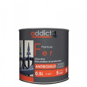 Peinture ADDICT Fer 0.5 Litre marine - ADDICT