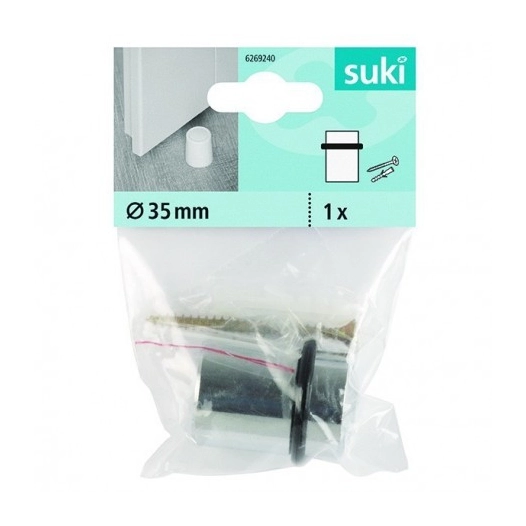 FIX-O-MOLL Bloq-p. acier à vis_o_35mm_2_bloque_porte_visser_satine_hauteur_43mm - FIX-O-MOLL