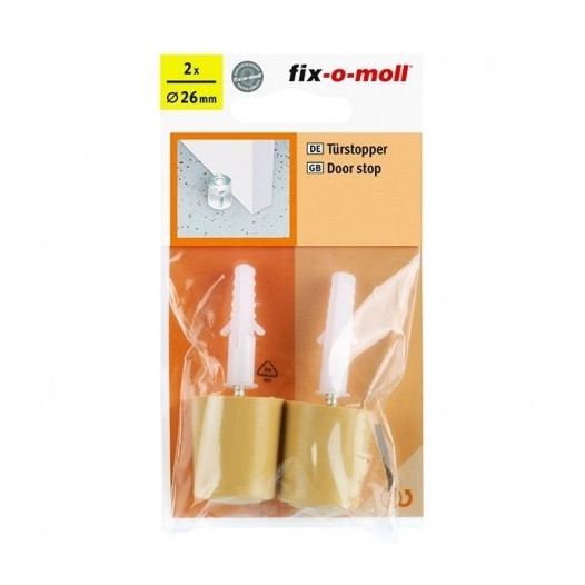 FIX-O-MOLL Bloque-porte + vis_o_22mm_2_beige - FIX-O-MOLL