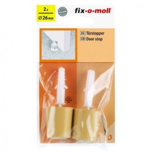 FIX-O-MOLL Bloque-porte + vis_o_22mm_2_beige - FIX-O-MOLL