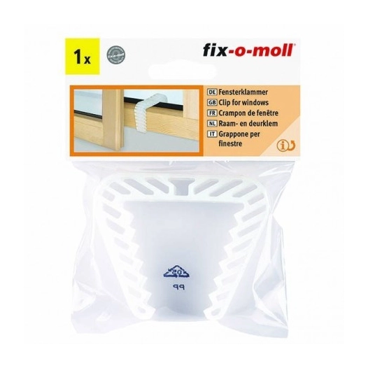 FIX-O-MOLL Clip bloque-fenêtre_70x90mm_transparent - FIX-O-MOLL