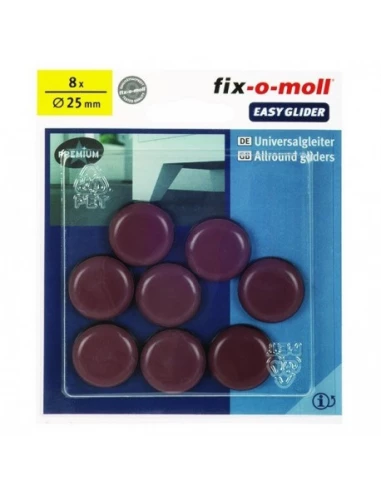 FIX-O-MOLL patin sup-gliss adh_8_patins_gris_de_19x70mm - FIX-O-MOLL