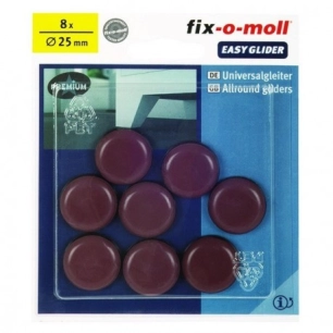 FIX-O-MOLL patin sup-gliss adh_8_patins_gris_de_19x70mm - FIX-O-MOLL