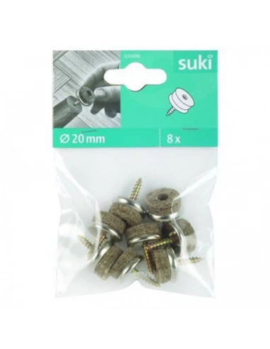 FIX-O-MOLL Patins à visser spécial parquet_8_patins_de_o_24mm - FIX-O-MOLL