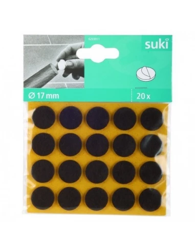 FIX-O-MOLL Patins feutre_4_patins_marron_de_o_35mm - FIX-O-MOLL