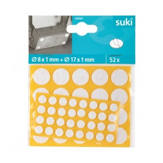 FIX-O-MOLL Set patins PTFE 1mm_noir - FIX-O-MOLL