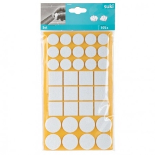 FIX-O-MOLL Set patins PTFE 3mm_blanc - FIX-O-MOLL