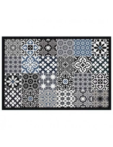 Tapis Déco VELVET Carrelage_60x80cm - DECORMAT