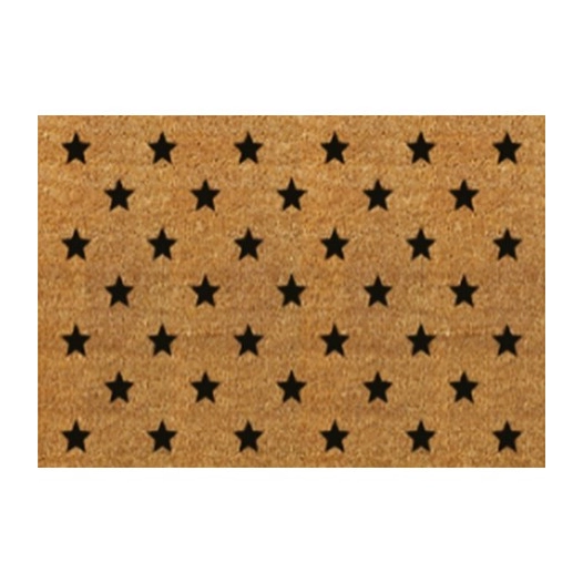 DEHEE Tapis Brosse Coco Etoiles_40x60cm - INTEX-DEHEE