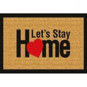 DEHEE Tapis Brosse Coco Home Coeur_40x60cm - INTEX-DEHEE