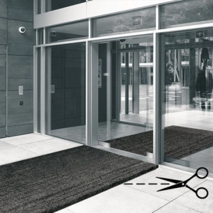 BTB Tapis brosse coco couleur_rouge_1m - BTB