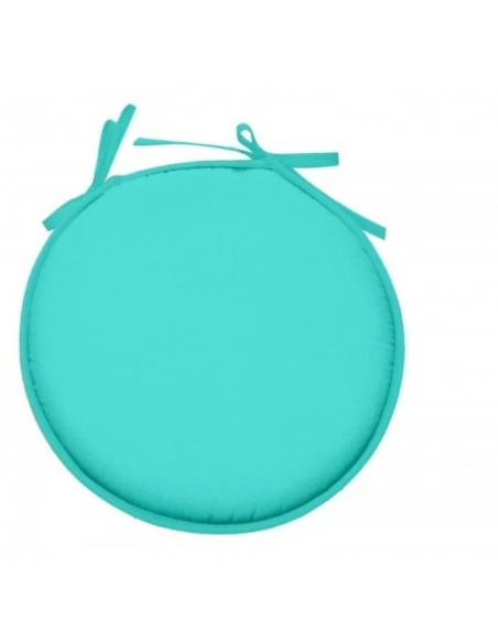 Galette de chaise ronde diamètre 40cm anthracite - STOF