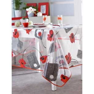 CALITEX Nappe Ponceau_rouge_140x250cm - CALITEX
