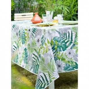 CALITEX Toile cirée rectangulaire_sureau_violine_140x200cm - CALITEX