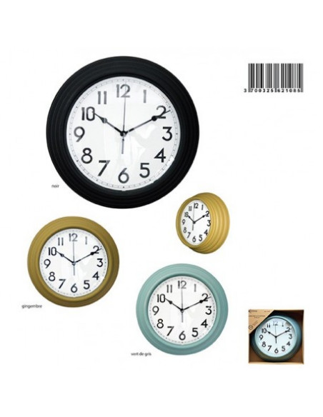 KATAMEX Pendule plastique Ø.30cm_2161_o_30cm - KATAMEX
