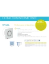 Extracteur d'air intermitent stylea 100 hy atlantic