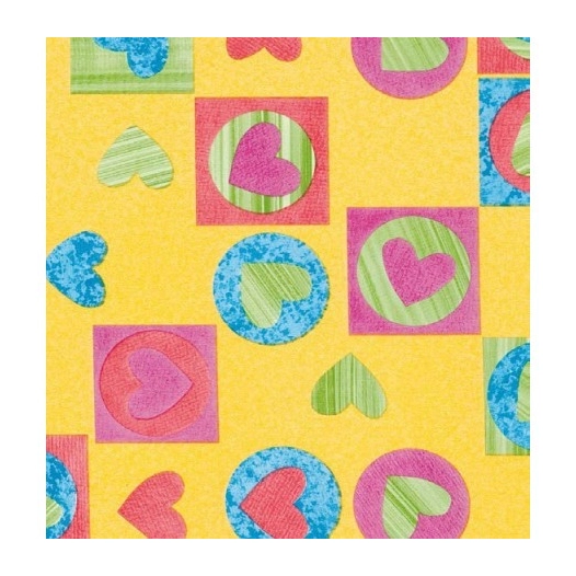 DECORALIA Adhésif coeur_45cmx2m - DECORALIA