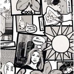 DECORALIA Adhésif comic_45cmx2m - DECORALIA