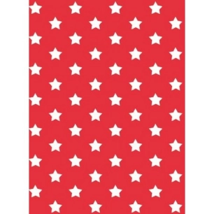 DECORALIA Adhésif étoile_rose_45cmx2m - DECORALIA
