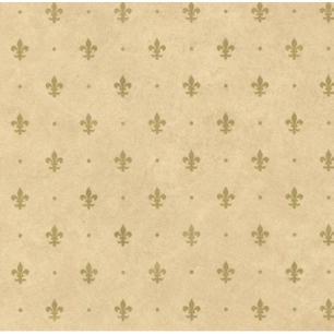 DECORALIA Adhésif fleur de lys_dore_45cmx2m - DECORALIA