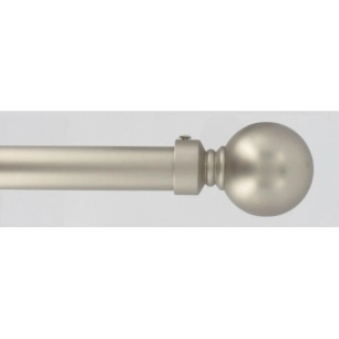ESSENTIEL Kit tringle embout boule_argent_120_a_210cm - ESSENTIEL