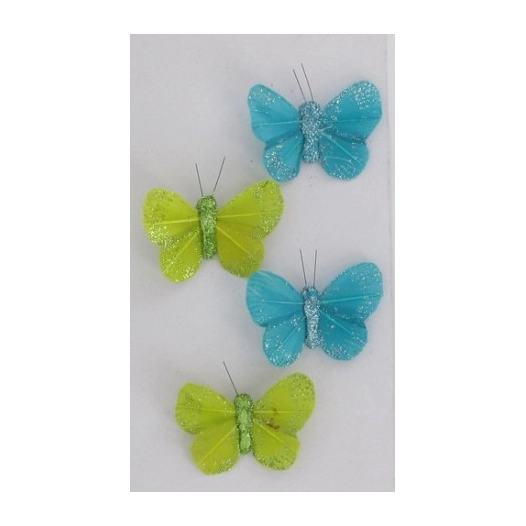 ESSENTIEL Papillon plume_or_argent - ESSENTIEL