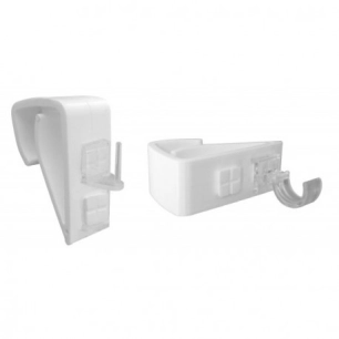 ESSENTIEL Support PVC clip_blanc - ESSENTIEL
