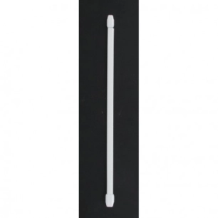 Tringle de vitre ovale blanc 60 à 80cm - ESSENTIEL