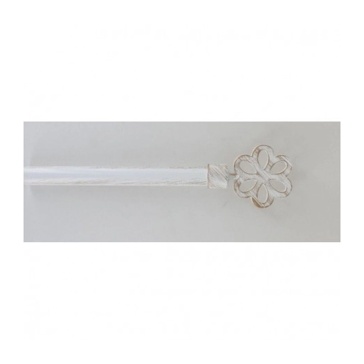 Kit tringle Embout Daisie_noir_200cm - ESSENTIEL