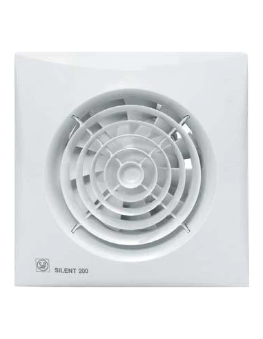 Extracteur d'air unelvent ultra-silencieux temporisé silent 200 crz