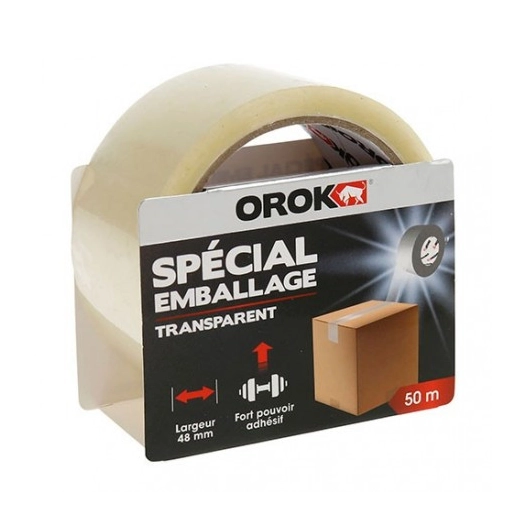 OROK Adhésif Emballage transparent_50mx38mm - OROK