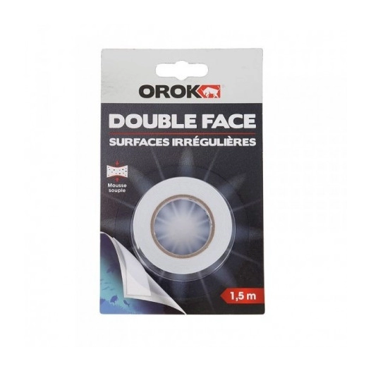 OROK Adhé Double Face Surface Irréguliere_1_5mx19mm - OROK