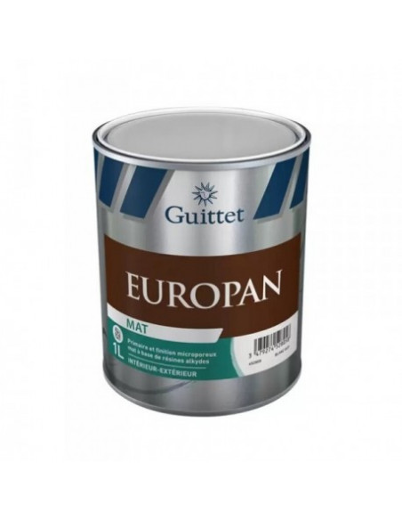 Europan Mat 1L Peinture murale mate lavable - Guittet