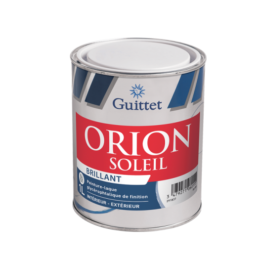 Peinture Orion soleil brillant 1l blanc - GUITTET