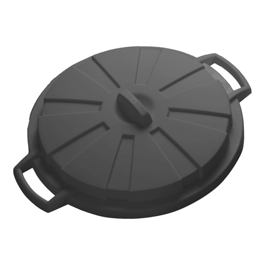 Couvercle Pour Seau À Ordures Communautaires. 80 Litres. Couleur Noire. Mondex