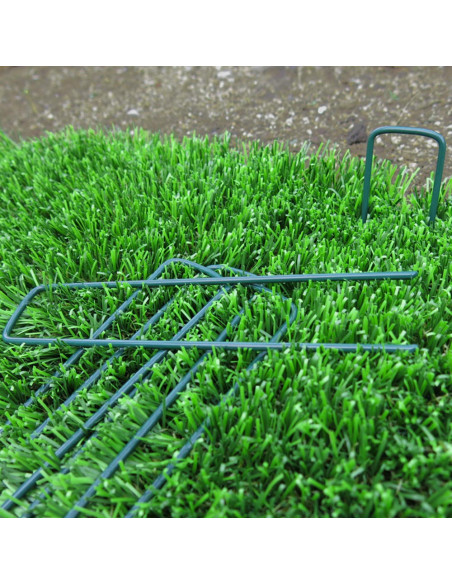 Agrafes Métalliques Fixsol (SAC 10unit.) Couleur Vert 17x3,5cm