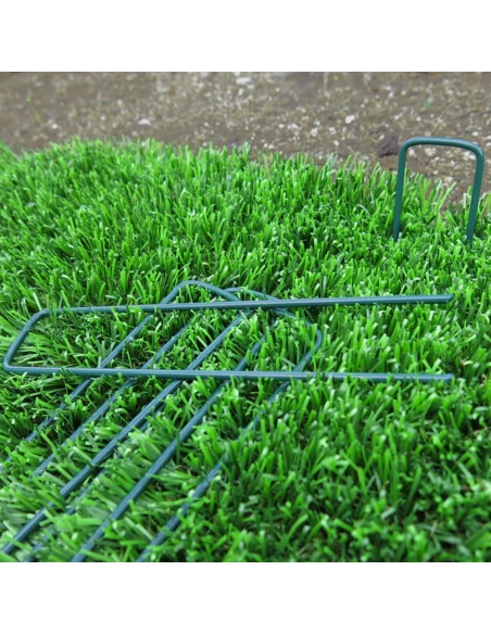 Agrafes Métalliques Fixsol (SAC 10unit.) Couleur Vert 17x3,5cm