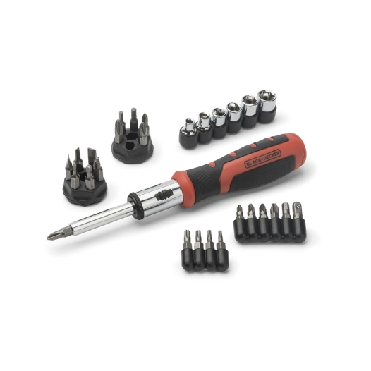 S.O.F. Jeu Multipoint A Cliquet 29 Pieces Bdht0-62130 Black+Decker