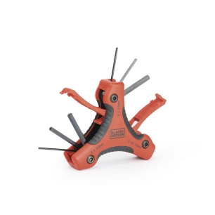 Jeu De 9 Clés Hexagonales Mm Bdht0-71628 Black+Decker.