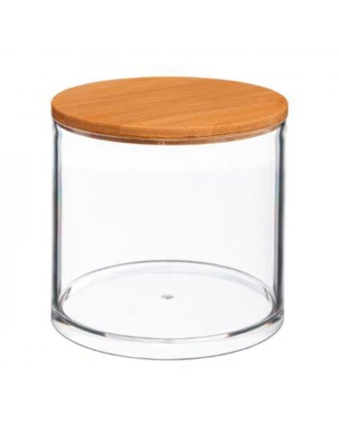 Coffret Salle De Bain Ronde En Bambou Collection 'SELENA'