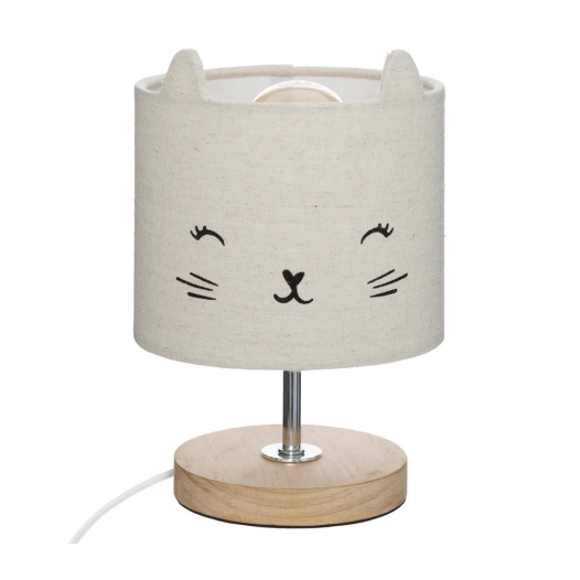 Lampe De Table Pour Enfants 'CAT E14 (AMPOULE Non Inclus)
